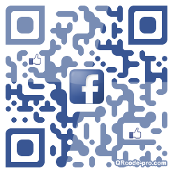 QR code with logo 8hu0