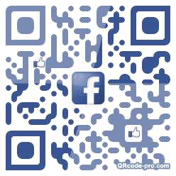 QR code with logo a6a0