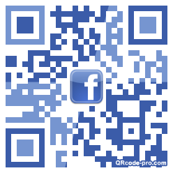 QR code with logo a7o0