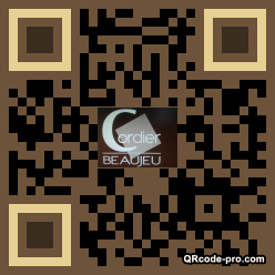 QR code with logo a8f0