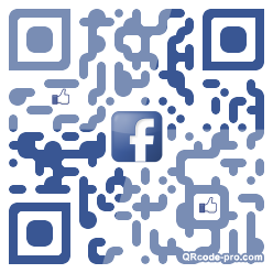 QR code with logo a9a0