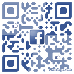 QR code with logo agF0