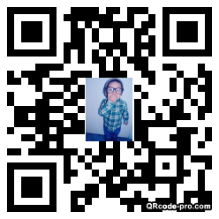 QR code with logo aoN0