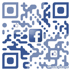 QR code with logo aDr0