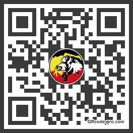 QR code with logo aHL0