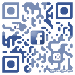 QR code with logo aMk0