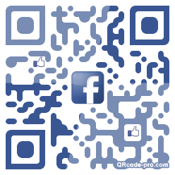 QR code with logo aZX0