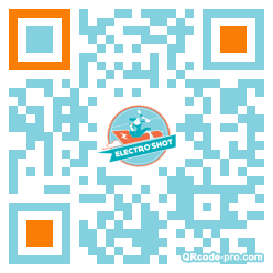 QR code with logo b280