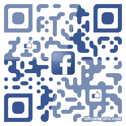 QR code with logo b8J0