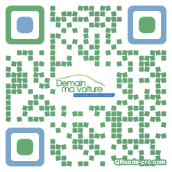 QR code with logo bj10