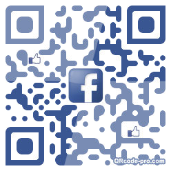 QR code with logo bAm0