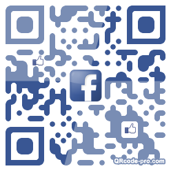 QR code with logo bOn0