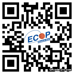 QR code with logo bTg0