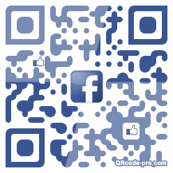 QR code with logo bUi0