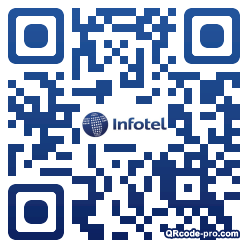 QR code with logo bnQ0