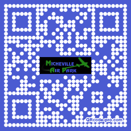 QR code with logo bo40