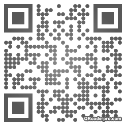 QR code with logo bWI0