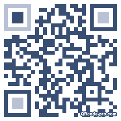 QR code with logo bYv0