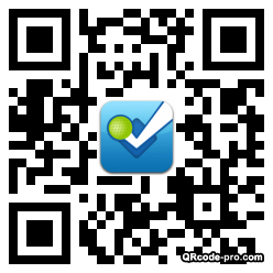 QR code with logo dbp0