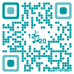 QR code with logo eCW0