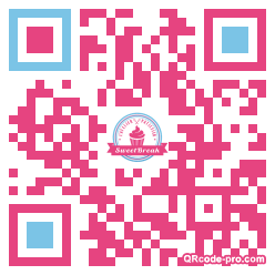 QR code with logo er70