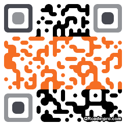 QR code with logo evR0