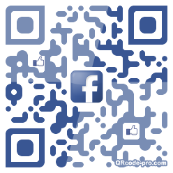 QR code with logo eM60