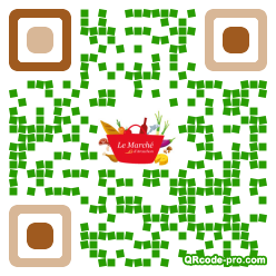 QR code with logo eN40