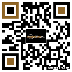 QR code with logo eRI0