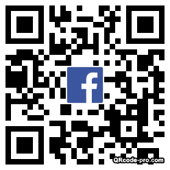 QR code with logo eSa0