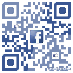 QR code with logo eUS0