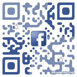 QR code with logo f010