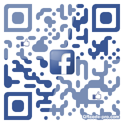 QR code with logo gMe0