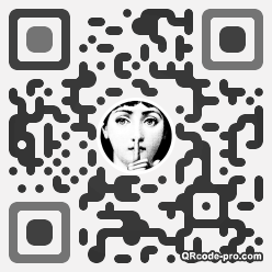 QR code with logo hBt0