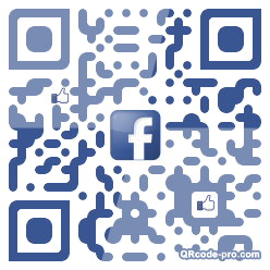 QR code with logo hcb0