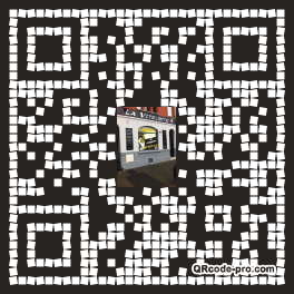 QR code with logo he80