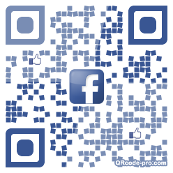 QR code with logo hv80