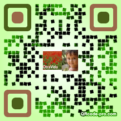 QR code with logo hGH0