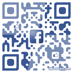 QR code with logo hRt0