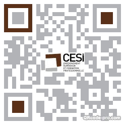 QR code with logo hWT0