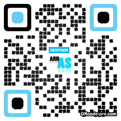 QR code with logo iXu0