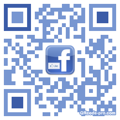 QR code with logo iZ00