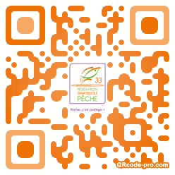 QR code with logo jHI0