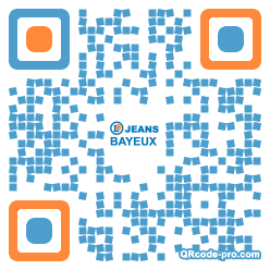 QR code with logo k7K0