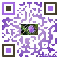 QR code with logo kD40