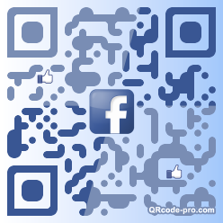 QR code with logo kF60