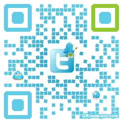 QR code with logo kM30