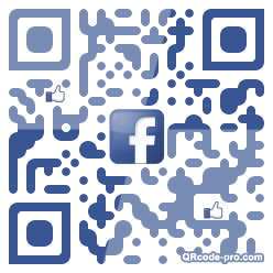 QR code with logo kME0