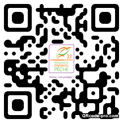 QR code with logo kaK0