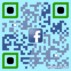 QR code with logo kT90